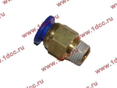 Фитинг (бронза, прямой, П конус 14) d-6 HOWO (ХОВО)  фото 1 Калуга